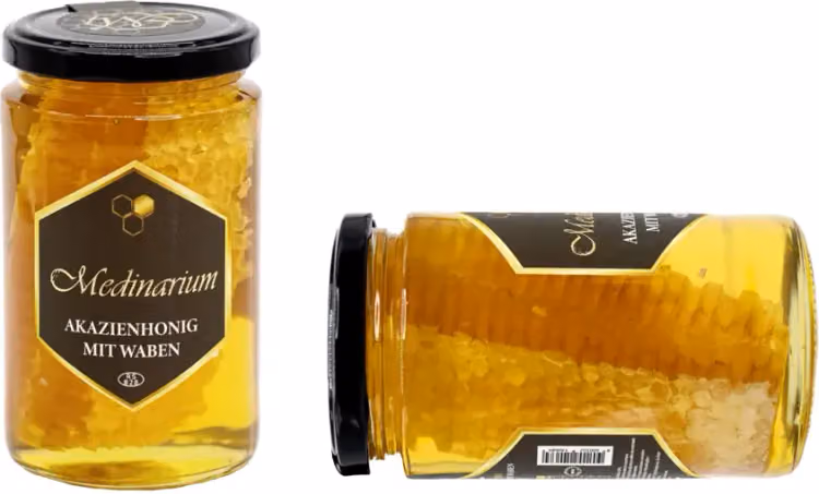 Akazienhonig mit Waben